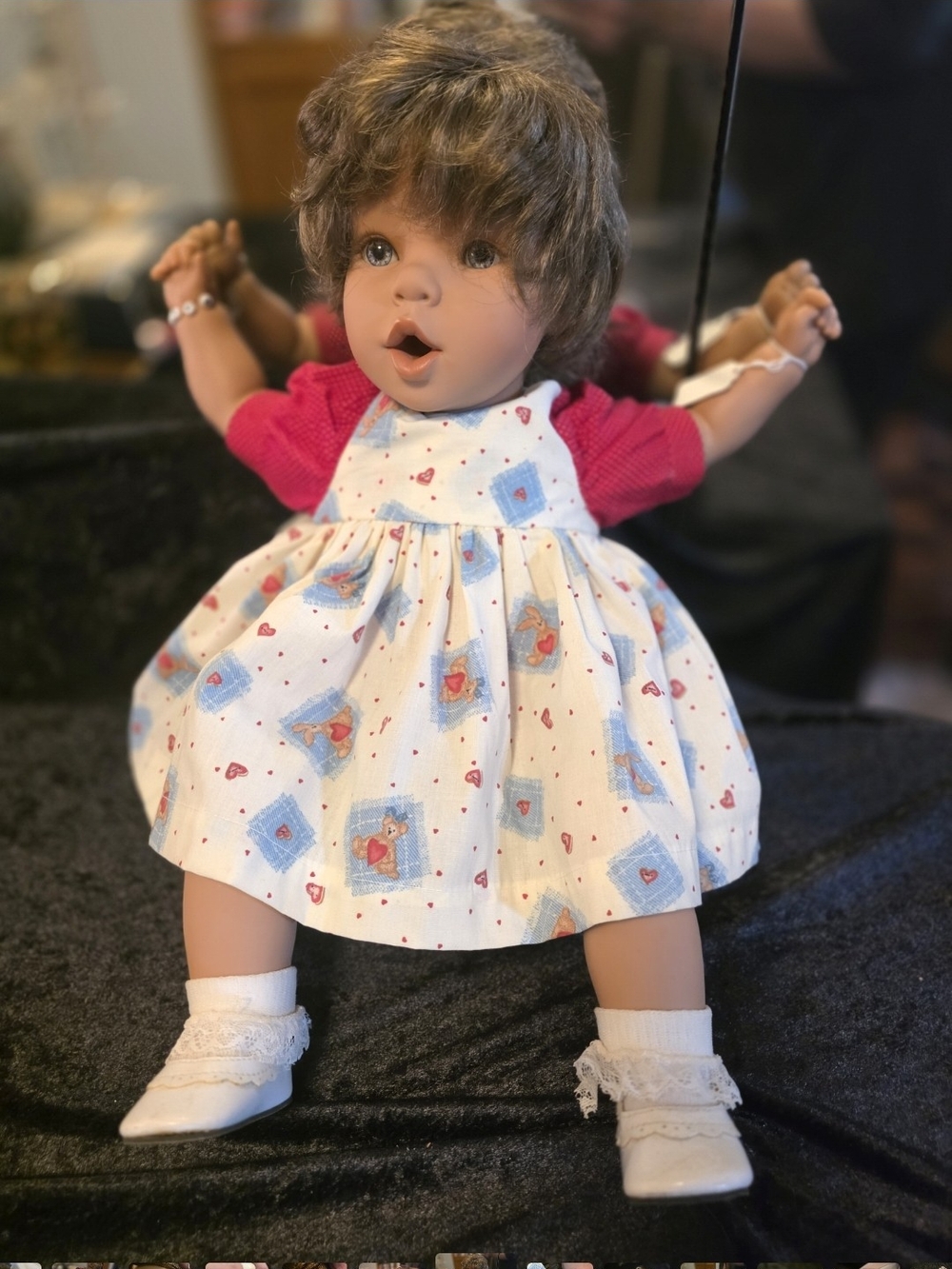 Vintage 90s Baby Doll, Collectible, RARE, Pat Secrist, Signed